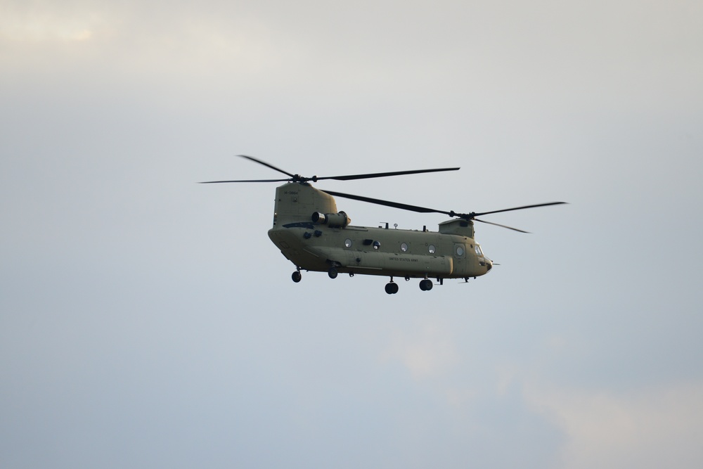 CH-47 Chinook Helicopter Maintenance Test Flight