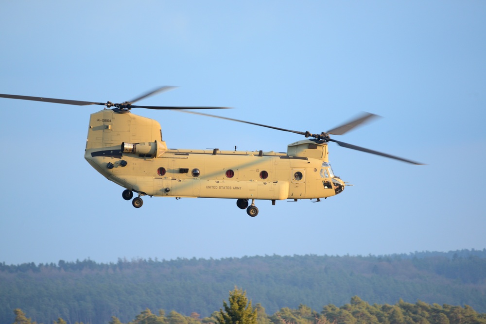 CH-47 Chinook Helicopter Maintenance Test Flight