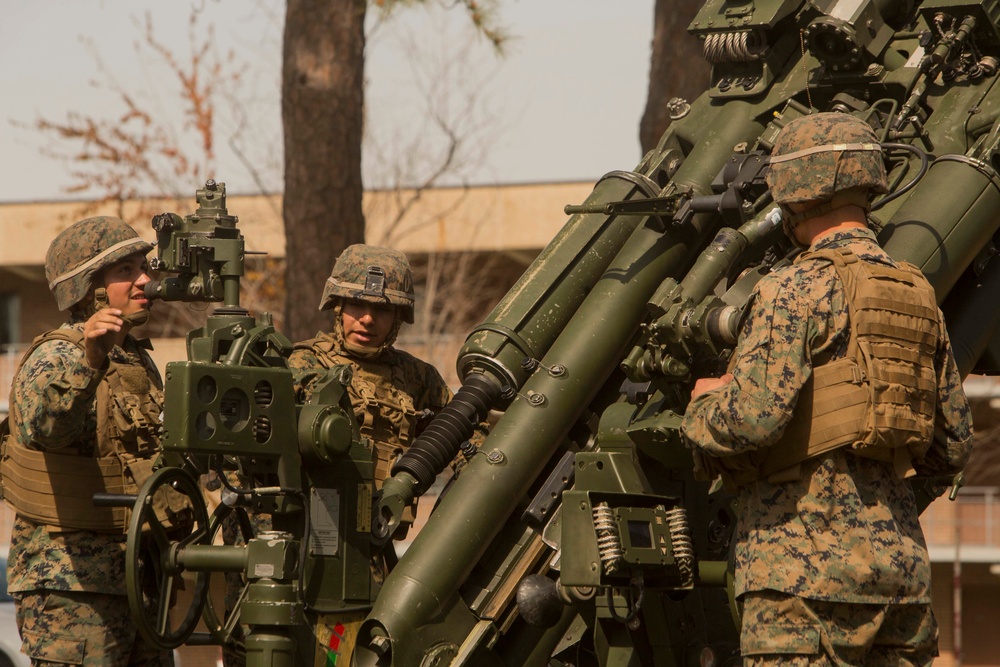 10th Marine Regiment conducts Artillery Assistant Gunners and Gunners Course