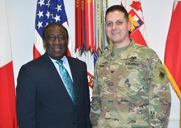 Mr. Ray B. Shepherd visits Caserma Ederle in Vicenza, Italy