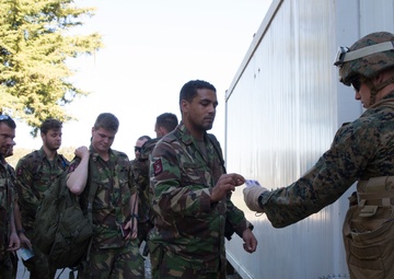 Marines conduct ECC/NEO training with NATO Allies