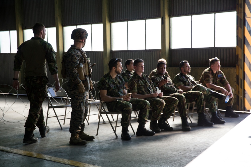 Marines conduct ECC/NEO training with NATO Allies