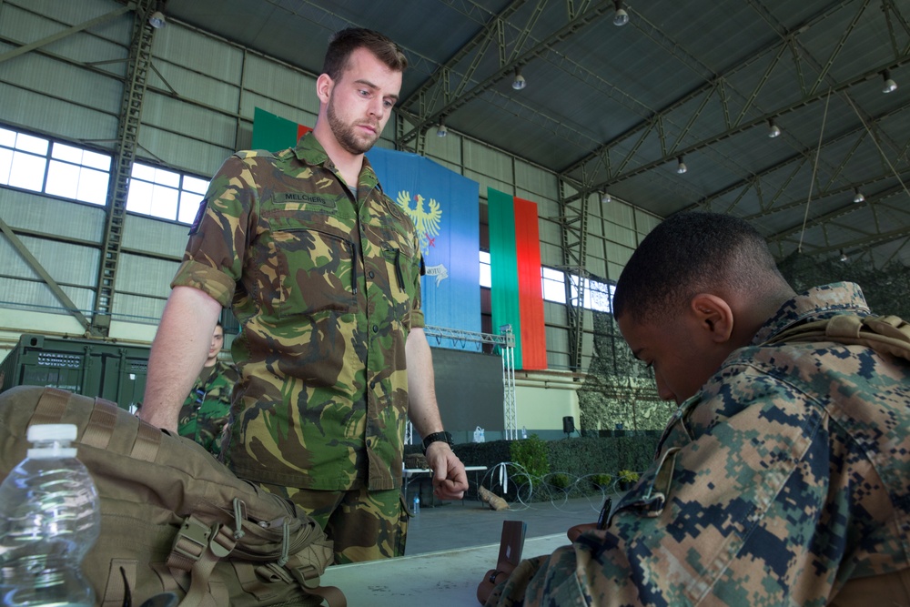 Marines conduct ECC/NEO training with NATO Allies