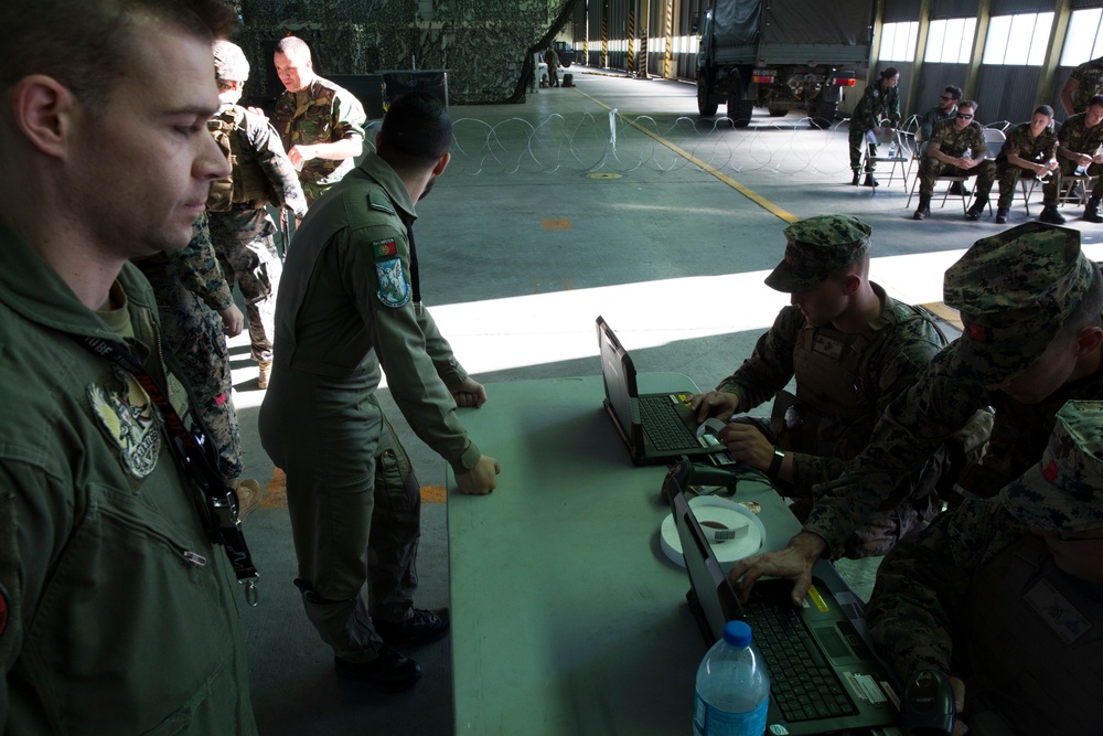 Marines conduct ECC/NEO training with NATO Allies