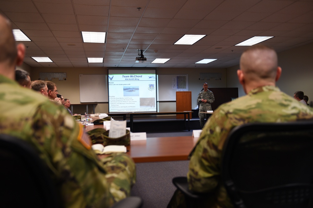 62nd Airlift Wing hosts JBLM leadership