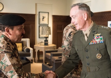 CJCS visits with Jordanian King/CHOD