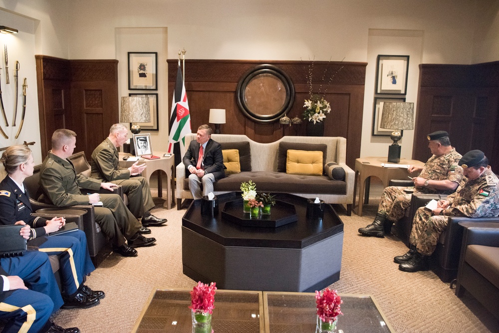CJCS visits with Jordanian King/CHOD