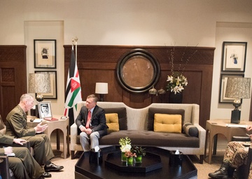 CJCS visits with Jordanian King/CHOD