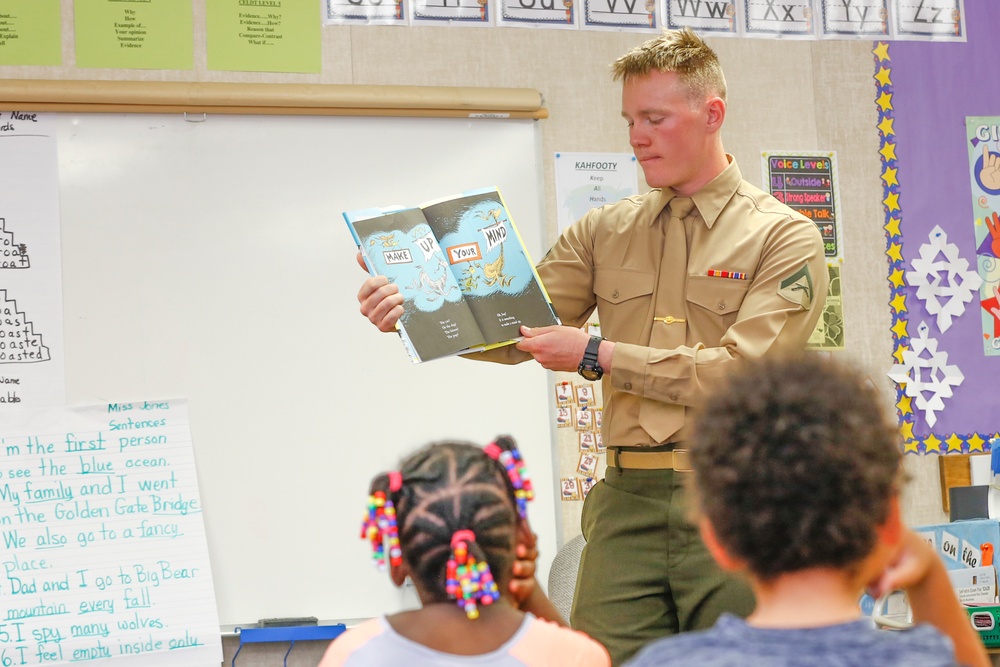 3/4 participates in Read Across America Day