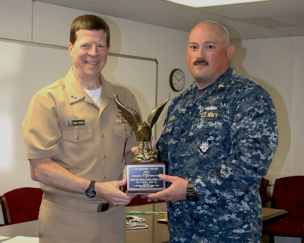 Senior Chief Receives NMA Leadership Award