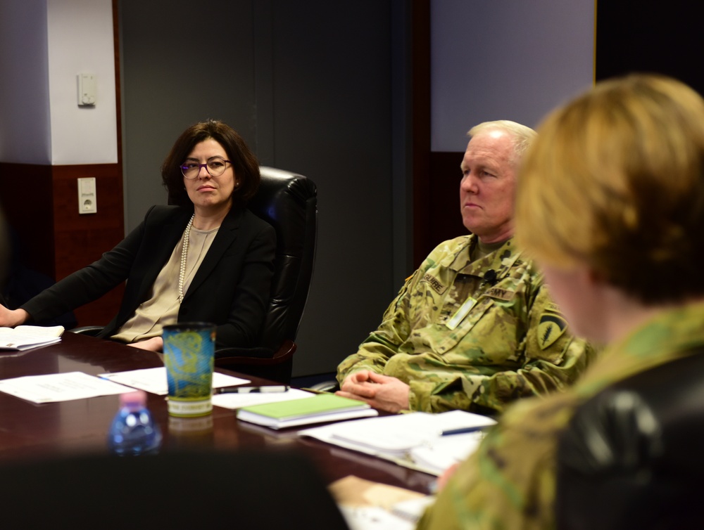 U.S. Army Europe hosts Ukrainian Parliamentarians