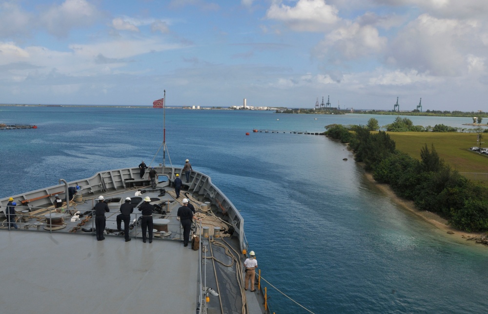 Frank Cable Heads to Dry Dock