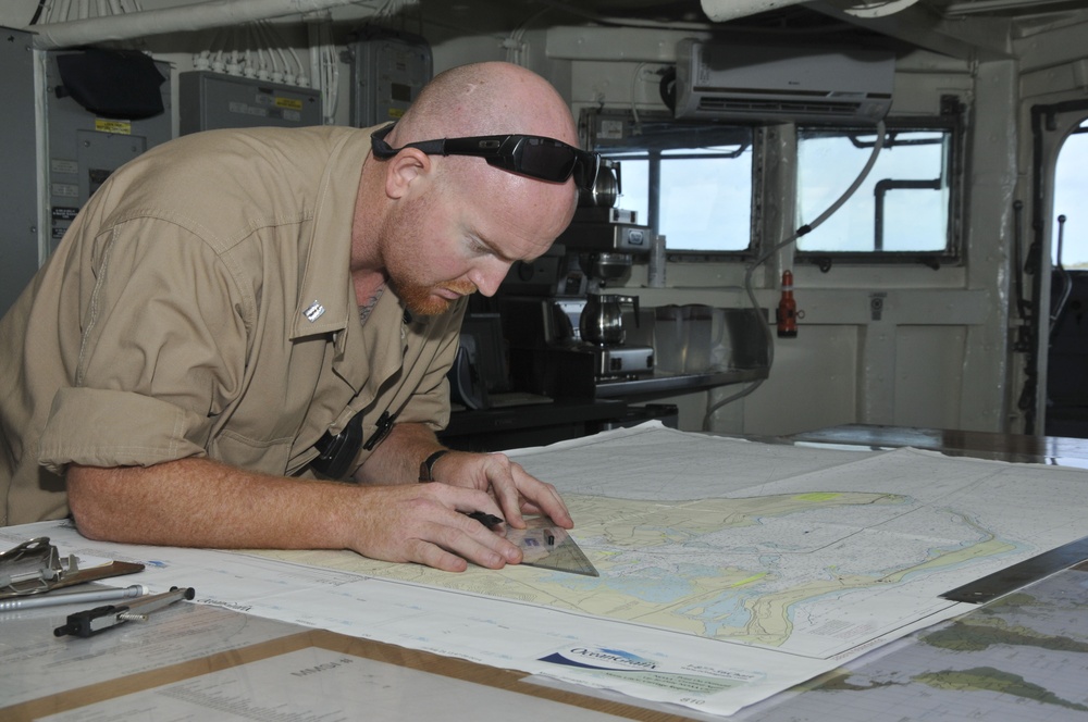 Frank Cable Heads to Dry Dock