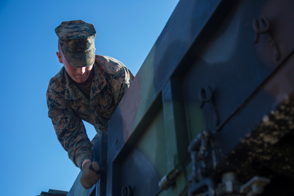 Marines with 2nd TSB participate in truck rodeo