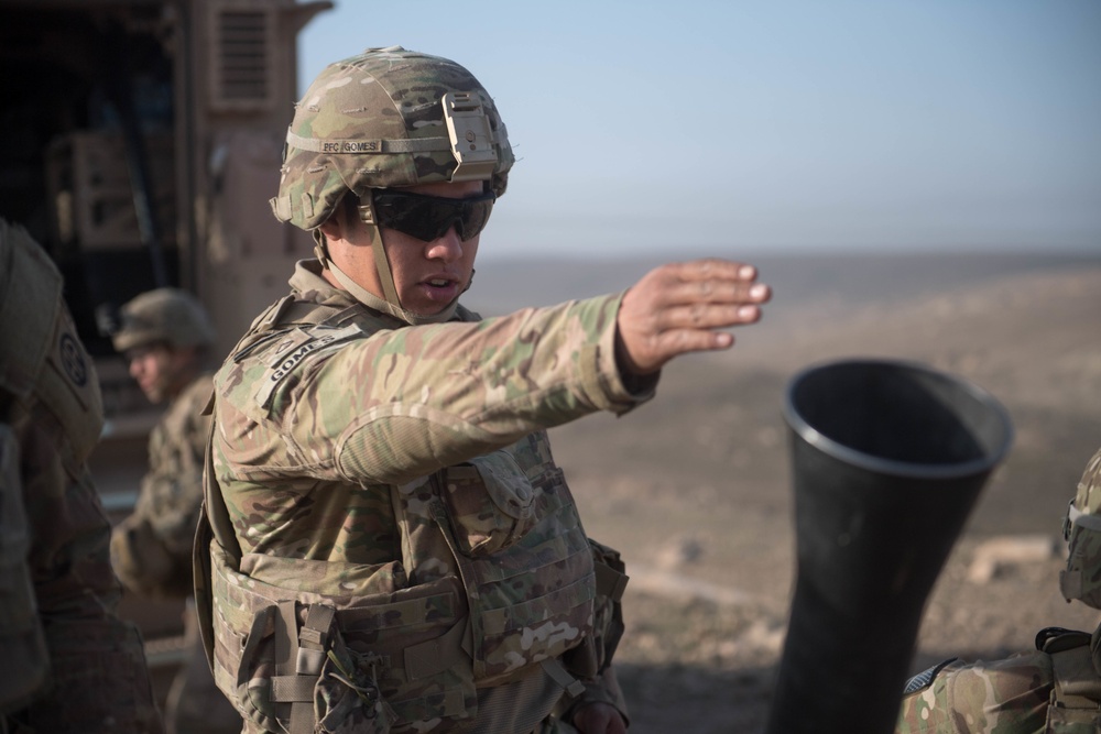 Coalition supports Iraqi CTS with mortar and anti-UAV operations