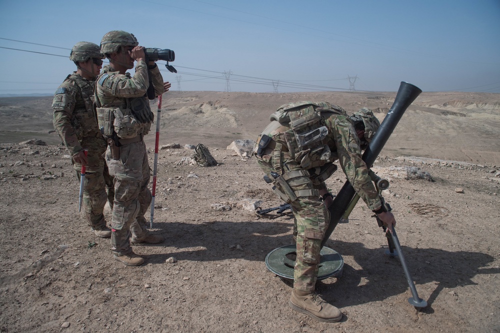 Coalition supports Iraqi CTS with mortar and anti-UAV operations