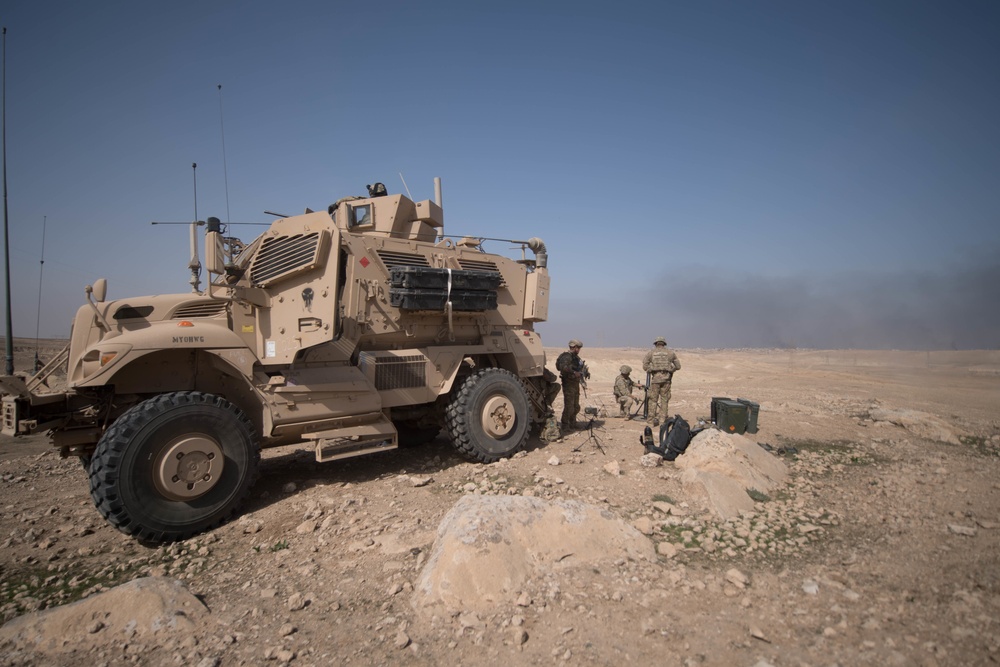 Coalition supports Iraqi CTS with mortar and anti-UAV operations