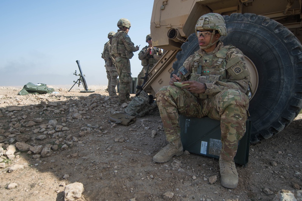 Coalition supports Iraqi CTS with mortar and anti-UAV operations