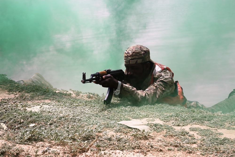 Flintlock 2017 beach infiltration exercise in Chad