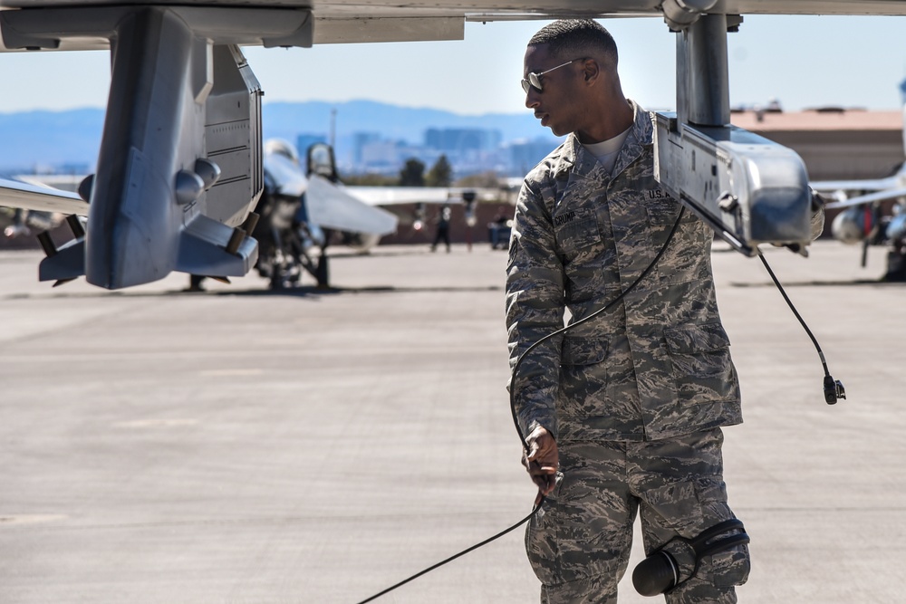 187th Fighter Wing maintainers during Red Flag 17-2