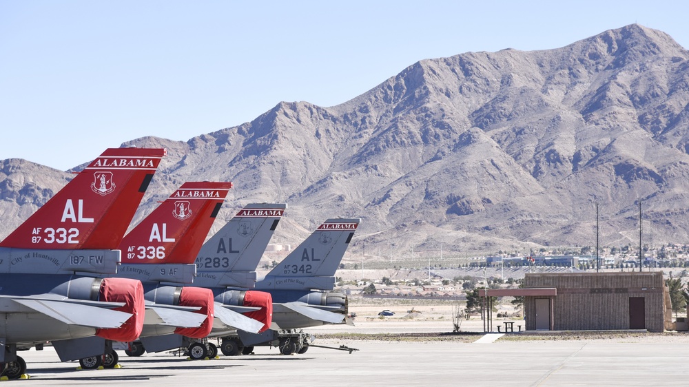 187th Fighter Wing Red Tails show at Red Flag 17-2