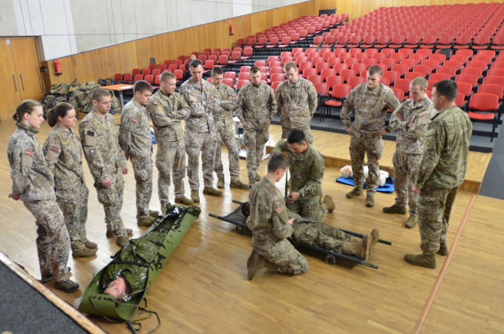 U.S. Soldiers Train With NDA Cadets