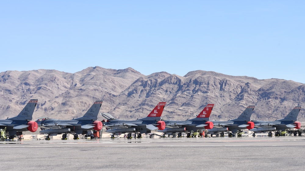 187th Fighter Wing Red Tails show at Red Flag 17-2