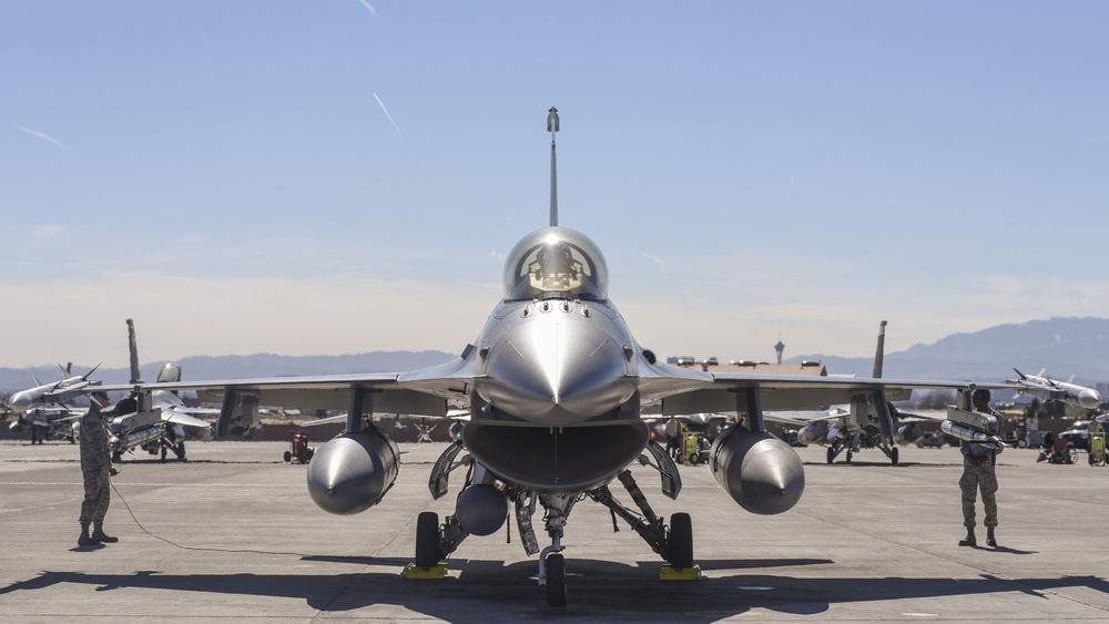 187th Fighter Wing maintainers during Red Flag 17-2