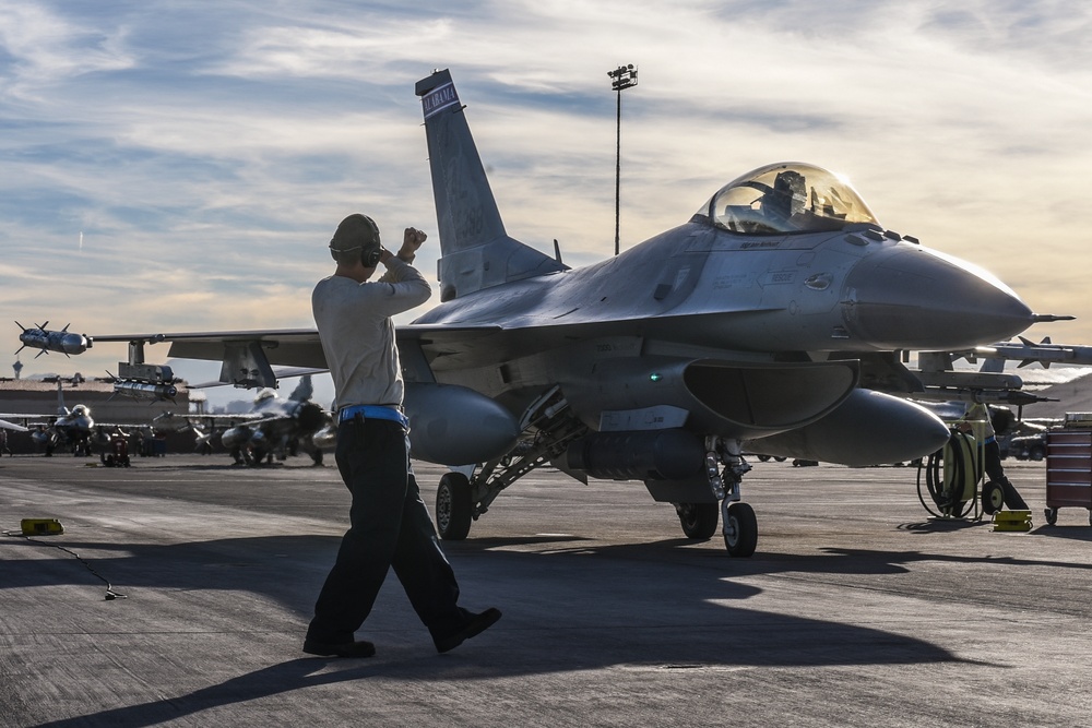 187th Fighter Wing maintainers during Red Flag 17-2