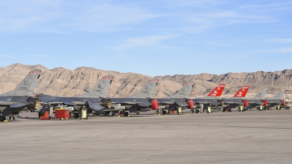 187th Fighter Wing Red Tails show at Red Flag 17-2