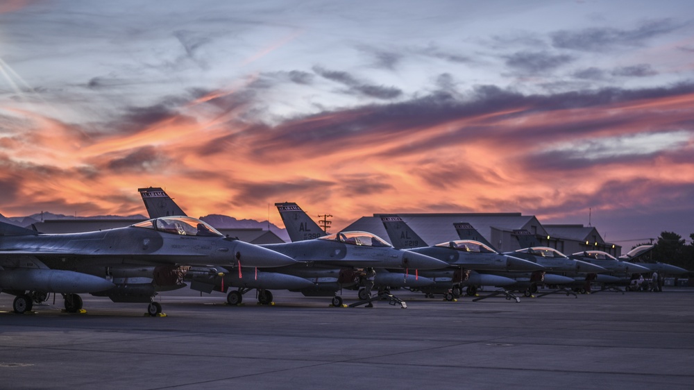 187th Fighter Wing Red Tails show at Red Flag 17-2