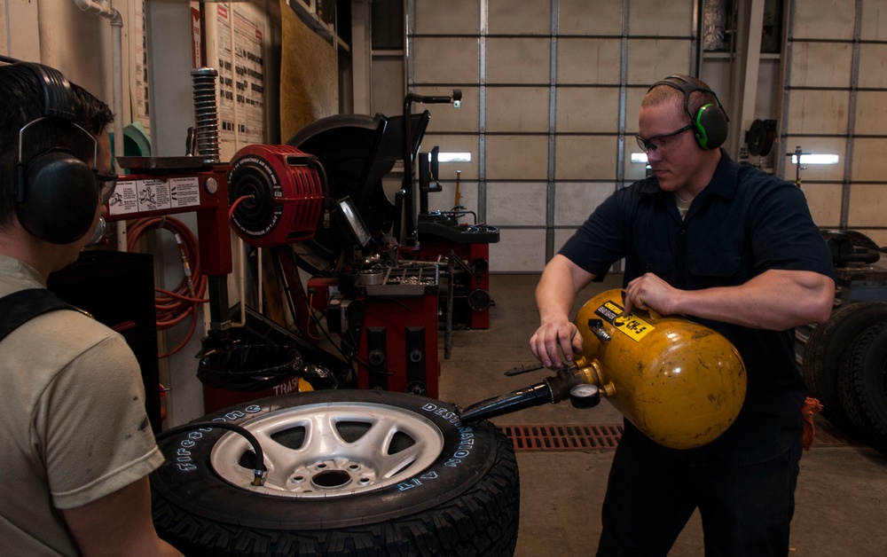 Tire shop maintainers keep Minot vehicles rolling