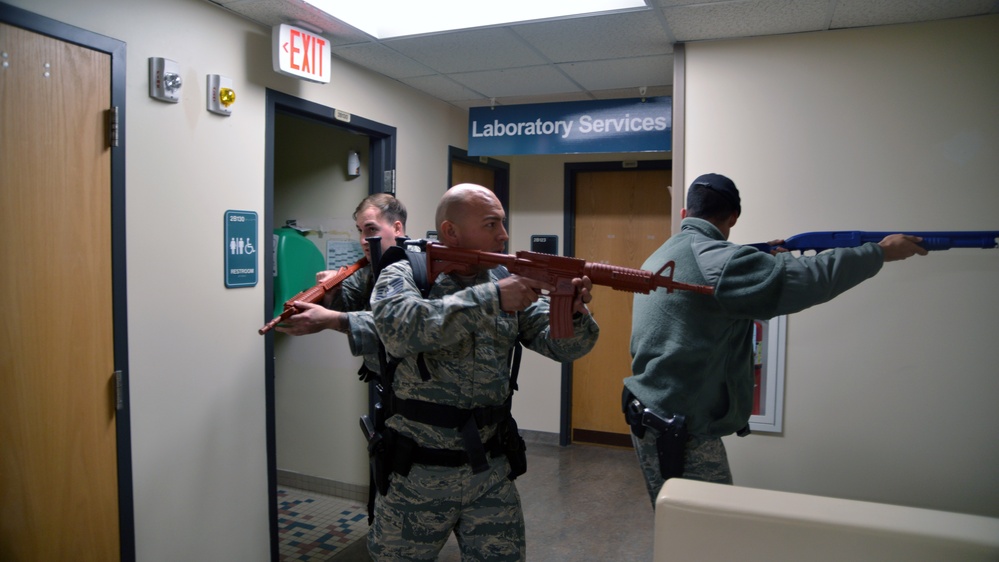 Active shooter exercise tests readiness of SFS, MDG