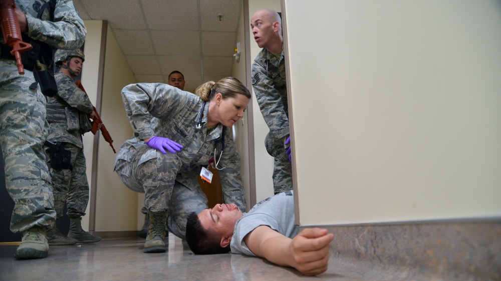 Active shooter exercise tests readiness of SFS, MDG