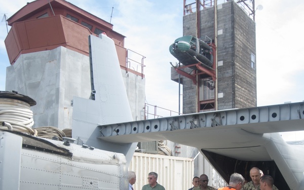 RDML O'Connor visits Strategic Operations, Inc.