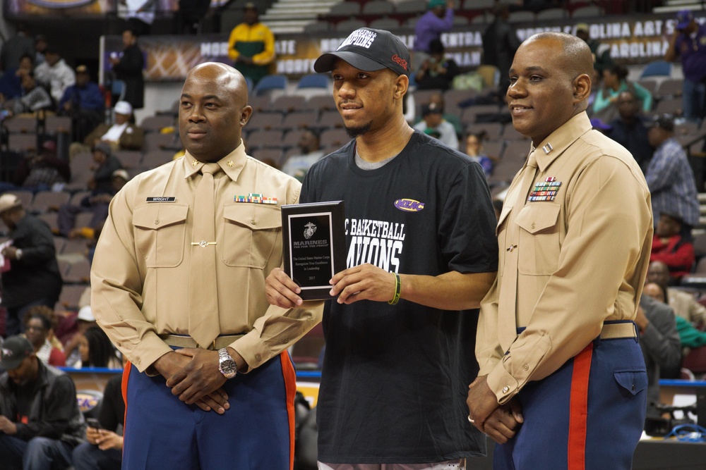 NCCU Player Receives Excellence in Leadership Award