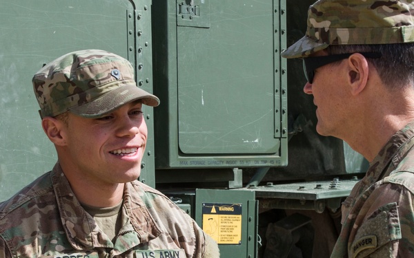 CENTCOM commander visits deployed Airmen and Soldiers