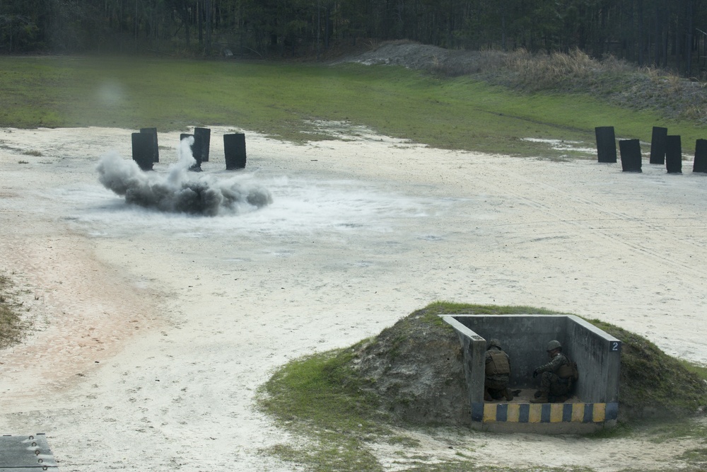 2nd Assault Amphibian Battalion Grenade Range