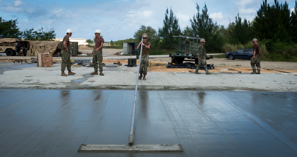 NMCB1 Helicopter Landing Zone Construction