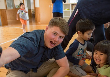 Camp Schwab service members volunteer at Okinawa nursery school in Nago City