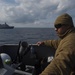 31st MEU Marines conduct a CRRC beach raid with USS Green Bay and LCU 1666