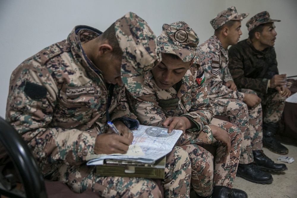 SPMAGTF Marines train with coalition partners in Jordan