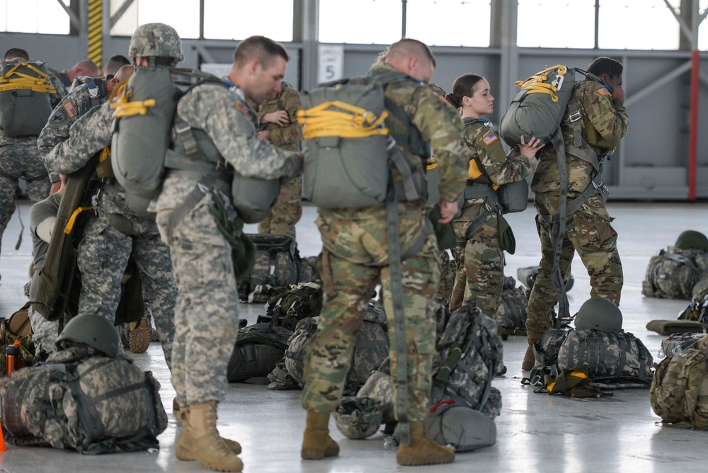 Wright-Patterson supports joint service paratroop exercise