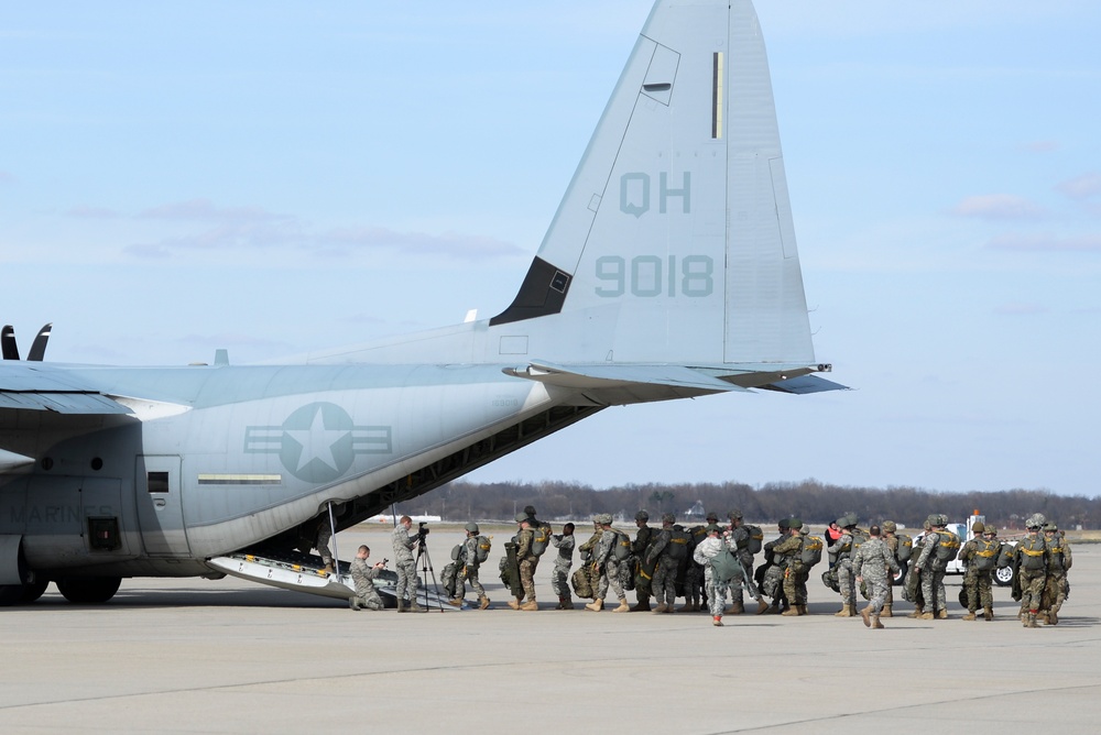 Wright-Patterson supports joint service paratroop exercise