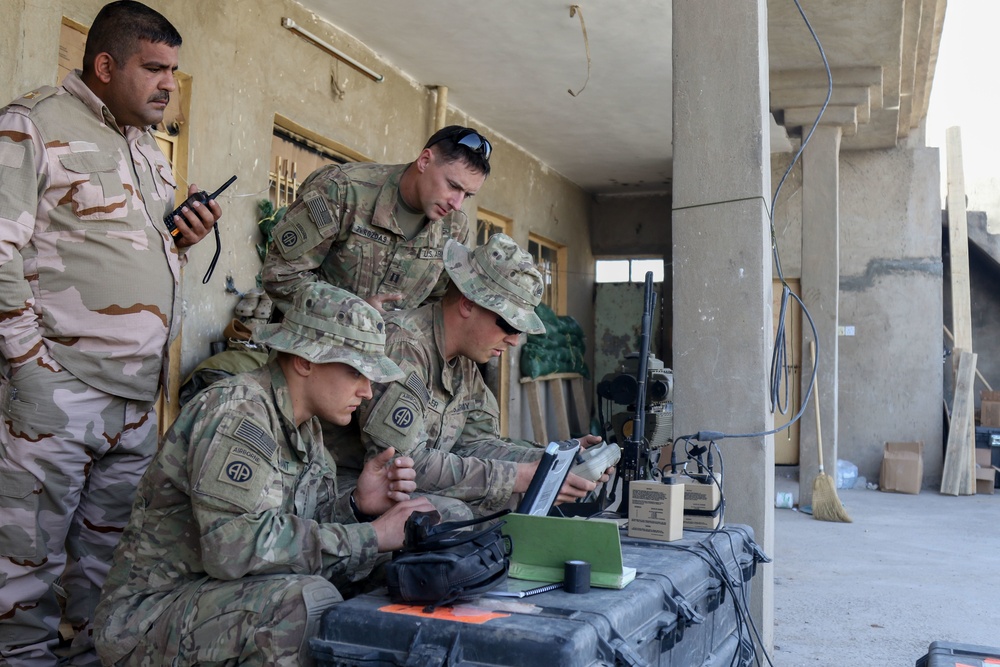 Targeting and surveillance: 82nd Airborne assists Iraqi army forces