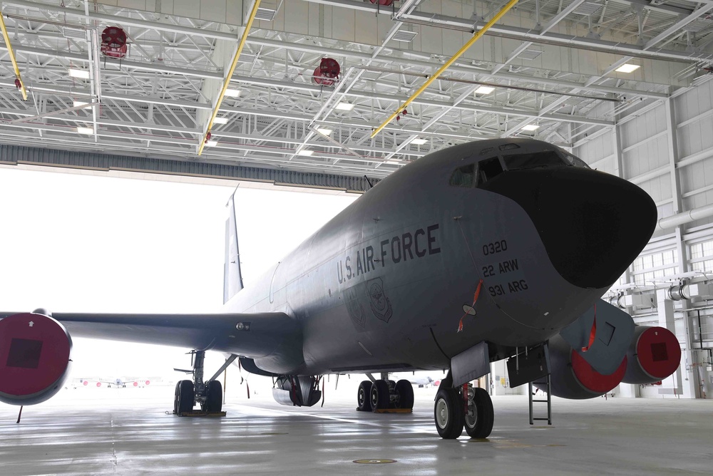 McConnell utilizes KC-46 Pegasus hangar