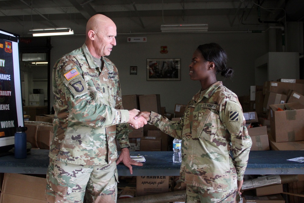 FORSCOM CSM visits 2-3ID Maintainers