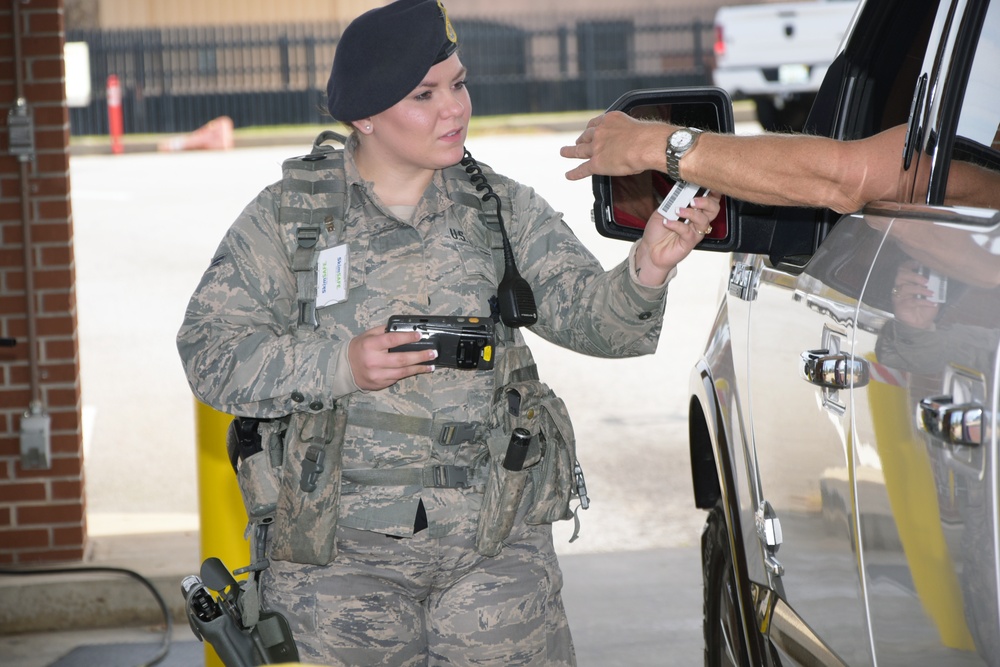 78th Security Forces Sq. All-Female Gate Detail