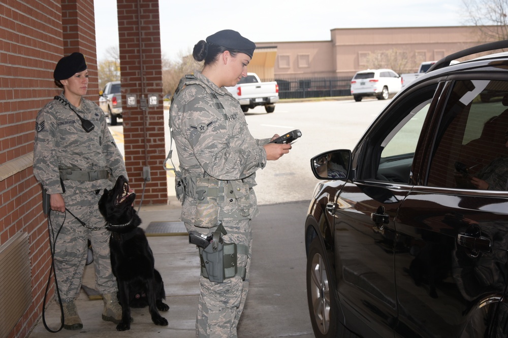 78th Security Forces Sq. All-Female Gate Detail