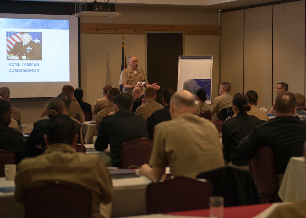 Rear Adm. John Tammen Speaks at Supply Junior Officer Training Symposium